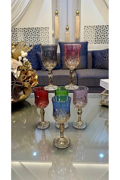 LOKMAN ZÜCCACİYE 6 Personal Organic Colorful Crystal Coffee so Glow & Cup
