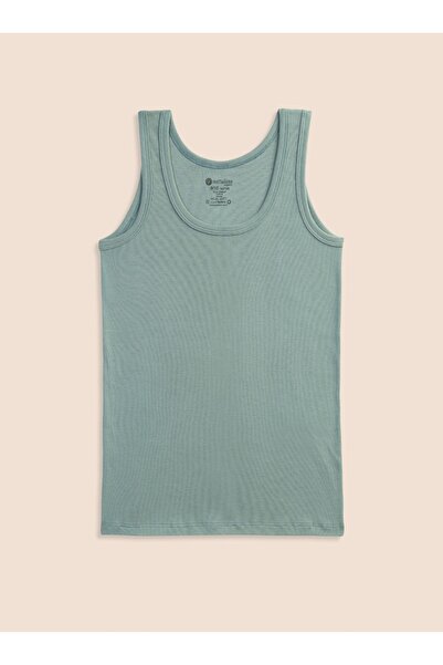 natuline Boy's Organic Cotton Ribbed Colored 6-Piece Undershirt