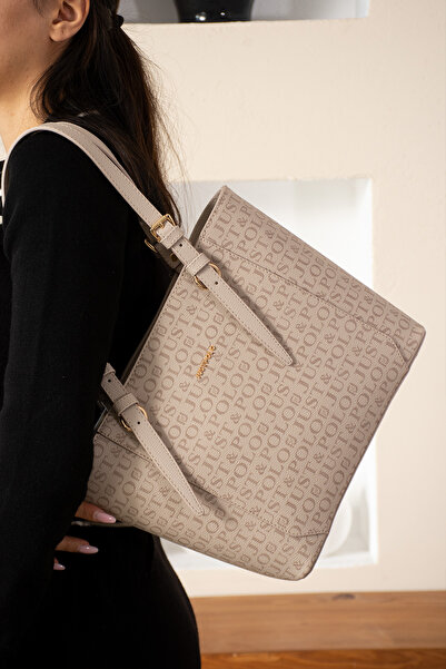 Just Polo JP Justpolo Women's Cream 4-Compartment Shoulder Bag