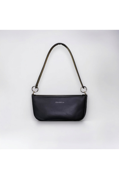 CRASSULA PREMIUM LEATHER حقيبة كتف صغيرة من الجلد الطبيعي