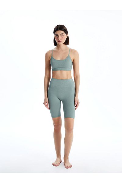 LC Waikiki Σετ LCW Young Green Plug Out Bustier με μαξιλαράκια και σλιπ μπόξερ