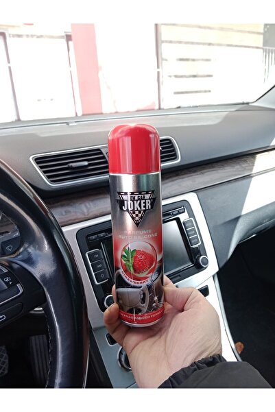 OTO MOTTO Joker Torpido Deri Plastik İçin Parlatıcılı Silikon Oto Kokusu Parfüm Sprey 200 ml Çilek Kokulu 2'li