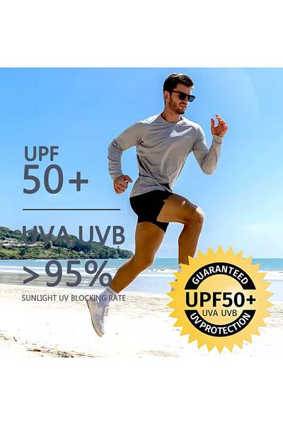 ARDSU Ανδρικό μακρυμάνικο Zengvee UPF 50 + προστασία UV Loose Fit Μπλουζάκι σερφ που στεγνώνει γρήγορα