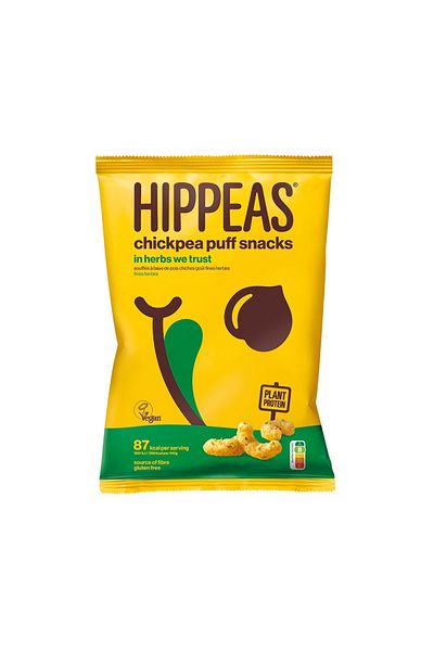Hippeas Chickpea Puff Snacks Vegan Herbs We Trust Flavor | 78 Grams x Pack of 8