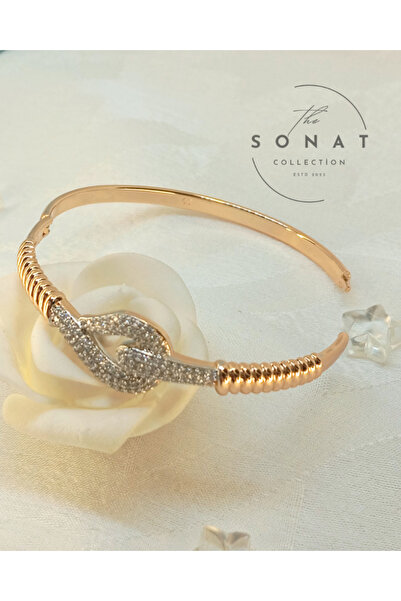 Sonat Collection سوار Xuping غير قابل للتشوه وغير قابل للتلاشي مصنوع من الذهب...