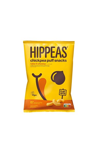 Hippeas Chickpea Puff Snacks Vegan Take it Cheesy Flavor | 22 Grams x Pack of 12