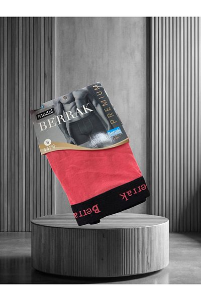 İntive Lingerie Мъжки боксерки от премиум модал/памук, ултра удобни, с ластик и щампа на талията