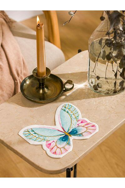 LC Waikiki Lcw Home Butterfly Figured Paper Napkins 20Pcs