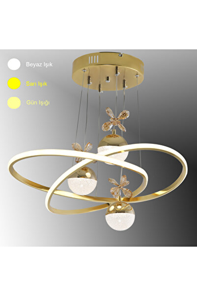 TT AYDINLATMA TT310-3TPL-SR TT Aydınlatma Sarı Kaplama 3 Toplu 3 Renk Modüllü...