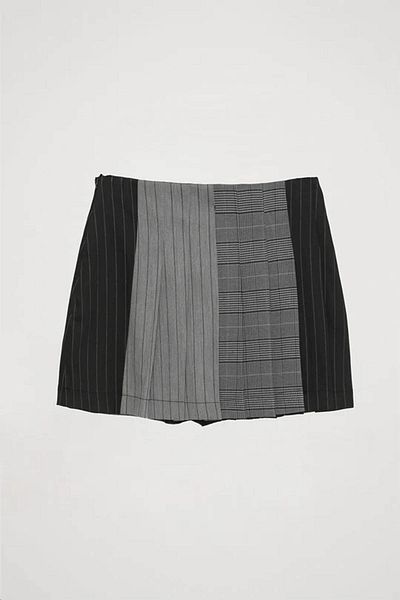 Quzu Etk00009 Model Gray Women's Skirt