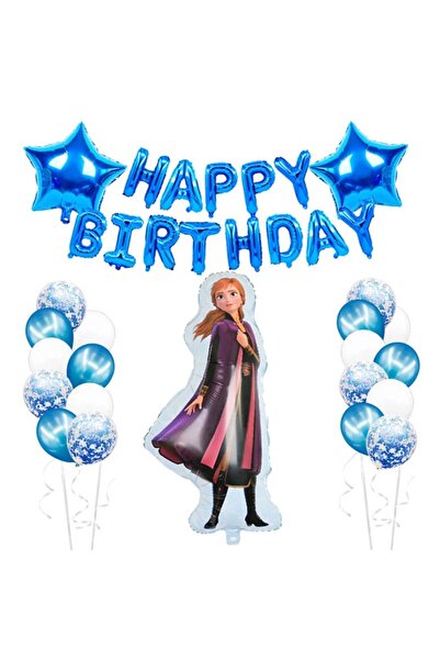 DÜVENCİ TİCARET SET BALON DE LAȚĂ DE LAȚĂ FROZEN ANNA