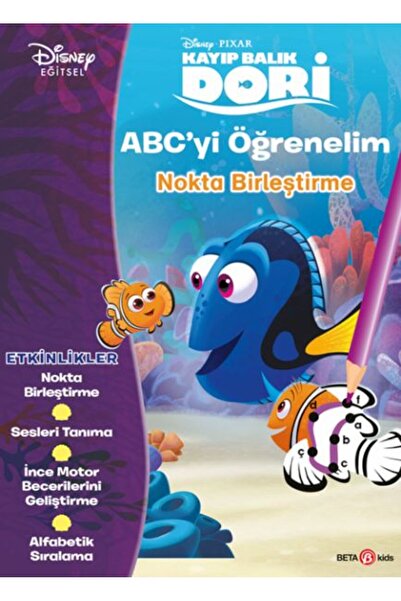 Timaş Yayınları Disney Eğitsel Dori ABC’yi Öğrenelim Nokta Birleştirme