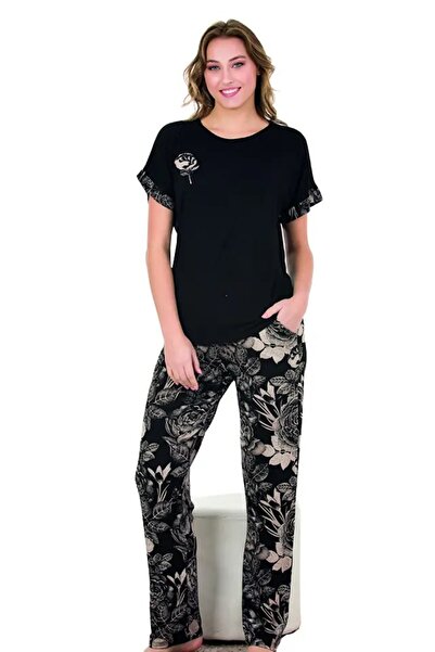 Viselya Set pijama neagra