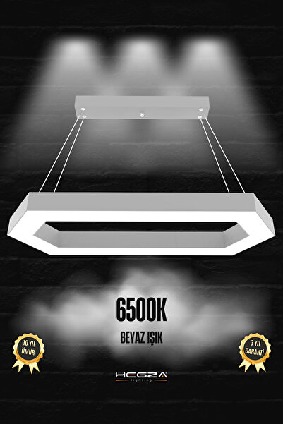Hegza Lighting JOYA ( Gri Kasa, Beyaz Işık ) Ledli Modern Sarkıt Led Avize, S...