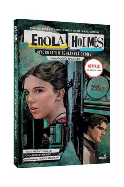 İndigo Kitap Enola Holmes Mycroft’un Tehlikeli Oyunu / / Mickey George
