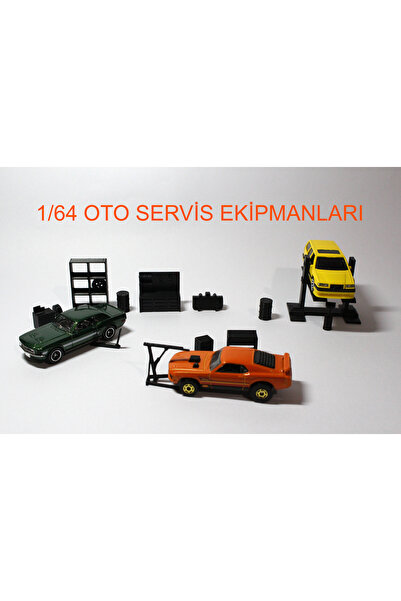 shop 1/64 ölçekli diorama oto servis ekipmanları