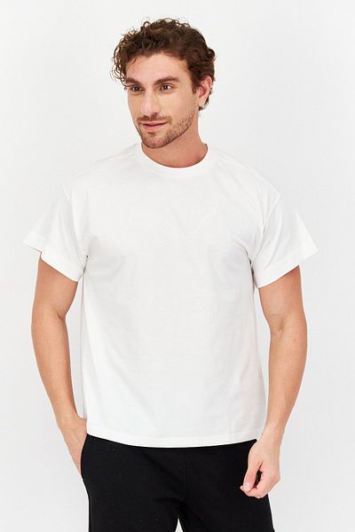 Puma Men Relaxed Fit Short Sleeve Outdoor T-shirts, White
