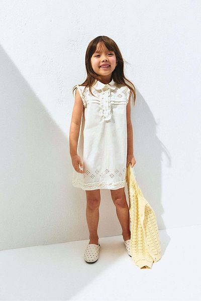 H&M Broderie anglaise cotton dress