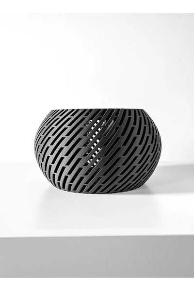 3D Brothers The Naor Orchid Planter with Drainage Tray   Unique and Modern Design for Floral and Plant