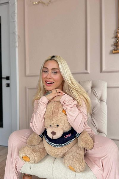 Pijamaevi Σετ γυναικείες πιτζάμες Powder Dublin με Πρωινό