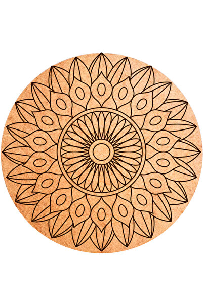 AE UMUT Yetişkinler İçin Ahşap Mandala-14