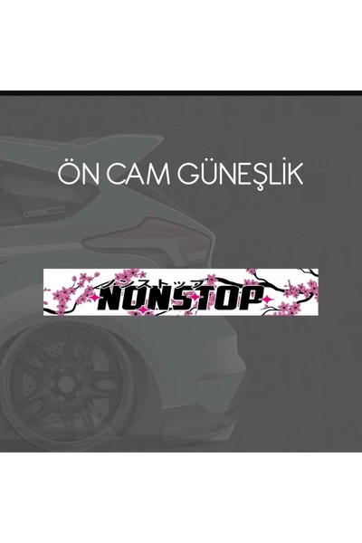 OkyayWorks Cam Güneşliği- Araba-Motosiklet Etiket Sticker