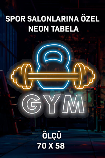Masal GYM FİTNESS NEON LED DEKORATİF  TABLO & TABELA