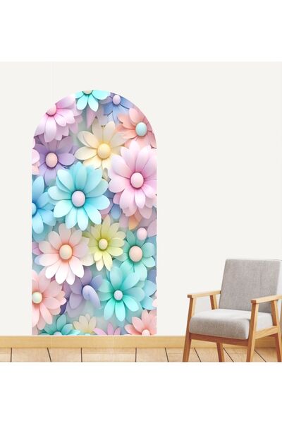 RENKLİ HOBBY Dekorarif Oval - Duvar Dekorasyon Sticker Çeşitleri - Duvar Süsü...