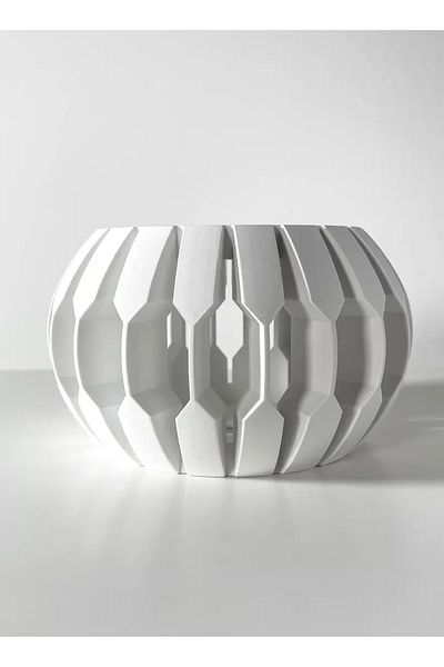 3D Brothers Garni Orchid Planter Pot with Drainage Tray   An Artistic Piece with Innovative Design that Enhances