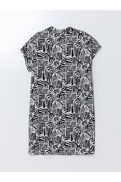 LC Waikiki Rochie de plajă pentru femei cu model de guler de cămașă de sezon nou - S54241Z8