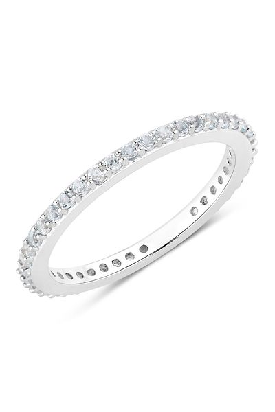 Rafaela Donata Edelsteinring Ring Sterling Silber Topas Blau