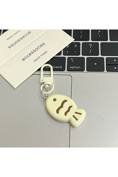 Choice سلسلة مفاتيح على شكل قطة كرتونية صغيرة لطيفة على شكل سمكة إبداعية لطيفة على شكل حقيبة وحقيبة ظهر معلقة للديكور