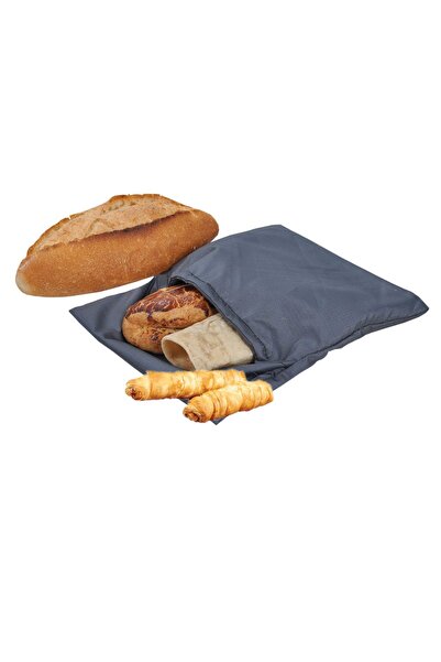 X-Perk بيتزا لافاش الخبز باللون الرمادي في الميكروويف - حقيبة تسخين المخبوزات والشوك والفطائر