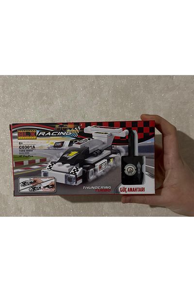 Şirin Oyuncak Blx Racing C0301a 92779 Gray Race Car Building Set
