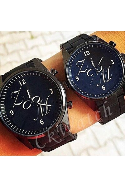 Bika Time Sevgiliye Doğum Günü Hediyesi Çift Saat Kombini İsim Baskılı Kişiye...