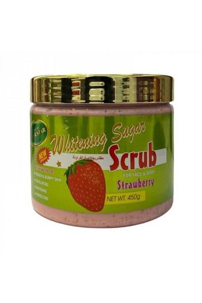 Ever Strawberry Face Scrub Quickly Exfoliates, Opens Pores, Removes Blackheads and Dull Skin 450g