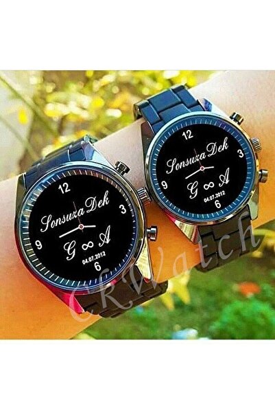 Bika Time Sevgiliye Hediye Kişiye Özel İsimli Kol Saati Sevgili Saatleri Çift...