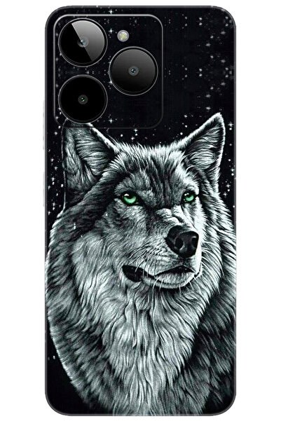 General Mobile Era 30 (G518) Uyumlu Kılıf Desen Baskılı Silikon Kurt Baskılı ...