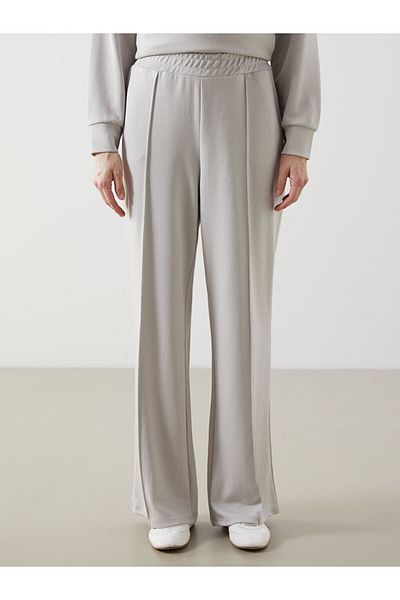 LC Waikiki Lcw Comfort Gray Women's Sweatpants with Elastic Waist
