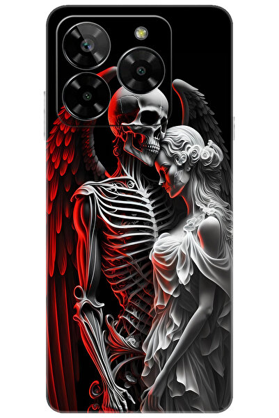 General Mobile ERA 50 (G318) Uyumlu Kılıf Desen Baskılı Silikon İskelet ve Me...