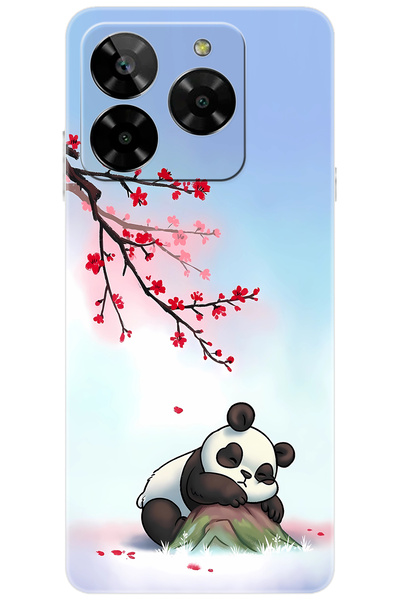 General Mobile ERA 50 (G318) Uyumlu Kılıf Desen Baskılı Silikon Uyuyan Panda ...