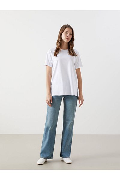LC Waikiki Tricou de damă cu decolteu rotund de sezon nou - S5HQ95Z8
