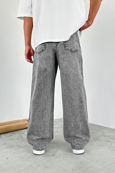 HAFKAGİYİM Gri Basic Old School Baggy Pantolon