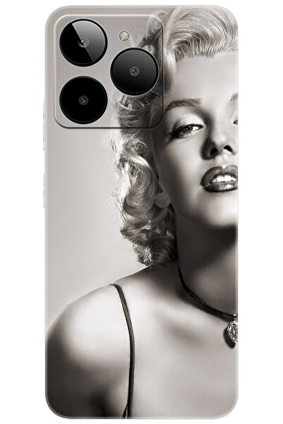 General Mobile Era 30 (G518) Uyumlu Kılıf Desen Baskılı Silikon Marilyn Monro...
