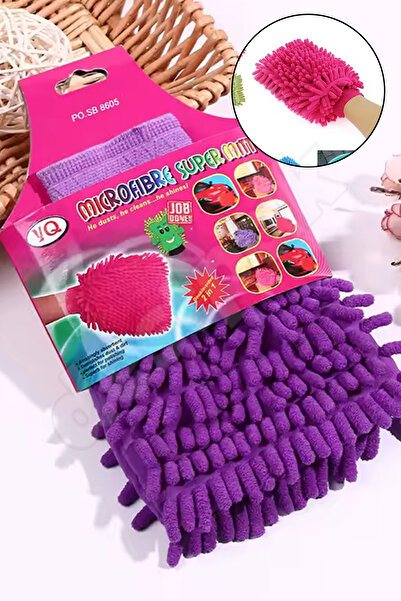 Destpak قفازات مكرونة مضادة للخدش - قفاز تنظيف السيارة - ممسك غبار متعدد الأغ...