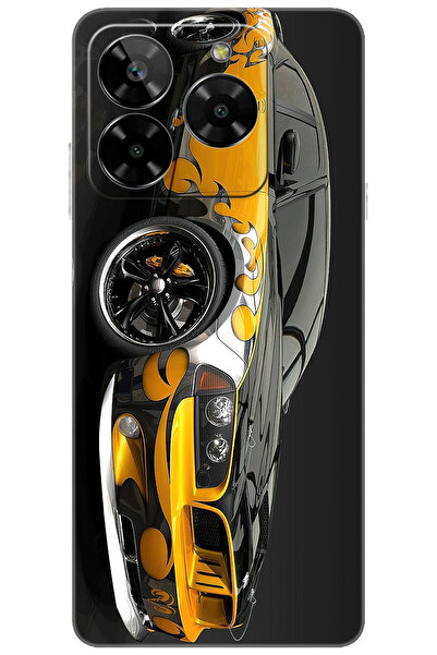 General Mobile ERA 50 (G318) Uyumlu Kılıf Desen Baskılı Silikon Carros Veloze...