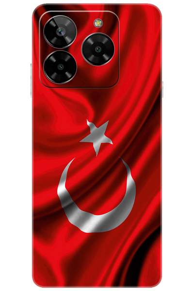 General Mobile ERA 50 (G318) Uyumlu Kılıf Desen Baskılı Silikon Dalgalı Türk ...
