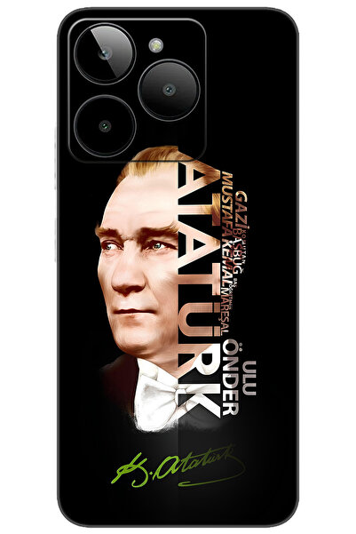 General Mobile Era 30 (G518) Uyumlu Kılıf Desen Baskılı Silikon Atatürk STK:6...