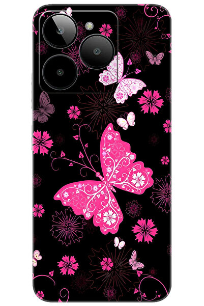 General Mobile Era 30 (G518) Uyumlu Kılıf Desen Baskılı Silikon Kelebekler ST...