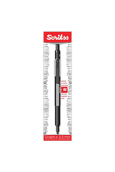 Scrikss Graph-x Mekanik Kurşun Kalem 0.5 Mm Antrasit